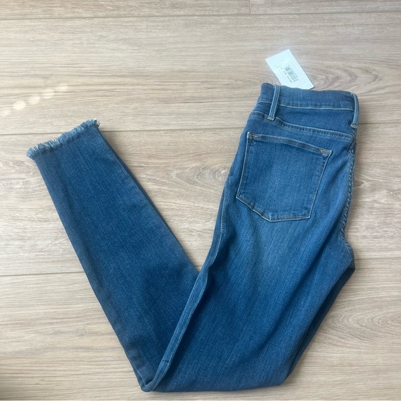 NWT - FRAME Le High Skinny Triangle Hem Jeans size 25 - Picture 9 of 12